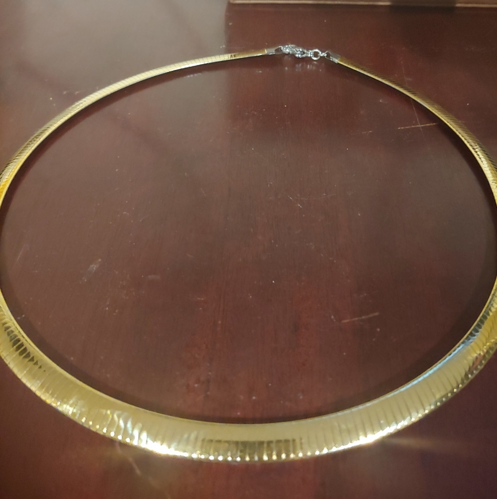 Reversible collar necklace 20"